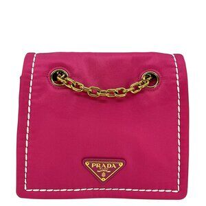 Prada Tessuto Nylon Small Chain Shoulder Bag
